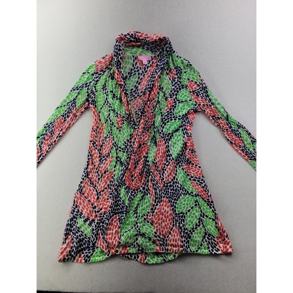 Lilly Pulitzer Connell Sweater Open Call Womens XS Cardigan Open Front Knit - Picture 2 of 9